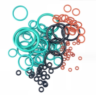 Colori NBR EPDM VMQ FKM Anelli personalizzabili in gomma di silicone O con servizio di stampaggio
