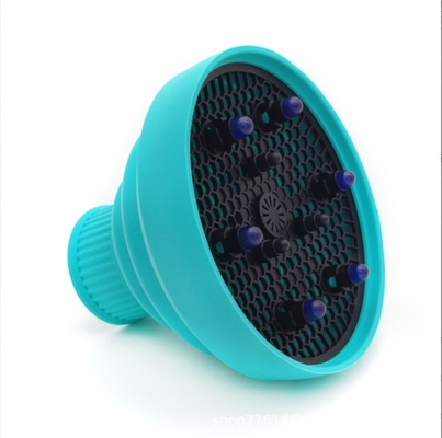 Diffusore a soffiatura per capelli ricci pieghevole con materiale di silicone e servizio di stampaggio