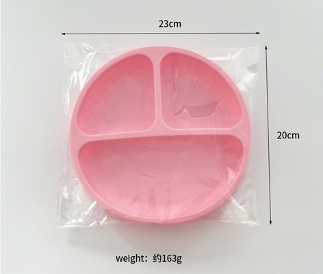 Piatto per stoviglie in silicone per bambini con tazza di aspirazione