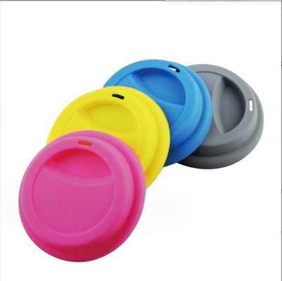 8cm e 9cm Capo di tazza di silicone colore abbronzato sostenibile per copertura tazza di caffè