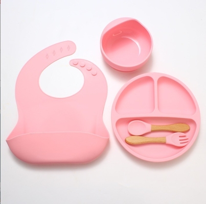 5pcs cucchiaio morbido BPA cucchiaio per bambini cucchiaio per bambini set di forchette utensili set di silicone per bambini per il mercato