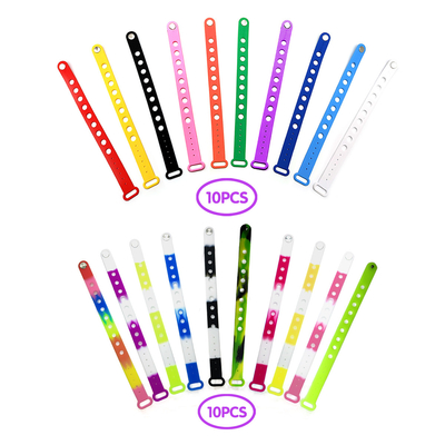 Braccialetti colorati per bambini in silicone per accessori e gioielli per bambini