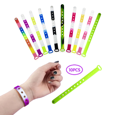 Braccialetti colorati per bambini in silicone per accessori e gioielli per bambini