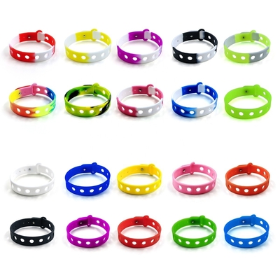 Braccialetti di bracciale in silicone personalizzati per bambini adulti