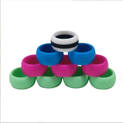 Anello di nozze in silicone da 18 mm adatto a uomini e donne