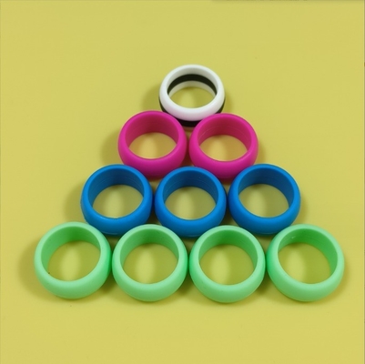 Anello di nozze in silicone da 18 mm adatto a uomini e donne