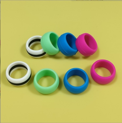 Anello di nozze in silicone da 18 mm adatto a uomini e donne