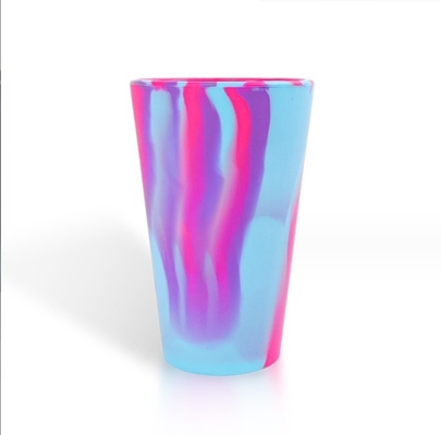 Tazze da viaggio incrollabili per il logo personalizzato Tazze da caffè e tè Tazze da bere Tazze d'acqua di silicone