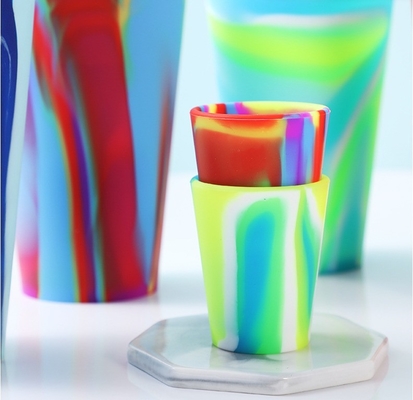 Home Cucina Tazze da bere in silicone colorate sostenibili per tazze da caffè riutilizzabili personalizzate