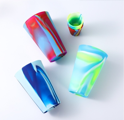 Home Cucina Tazze da bere in silicone colorate sostenibili per tazze da caffè riutilizzabili personalizzate