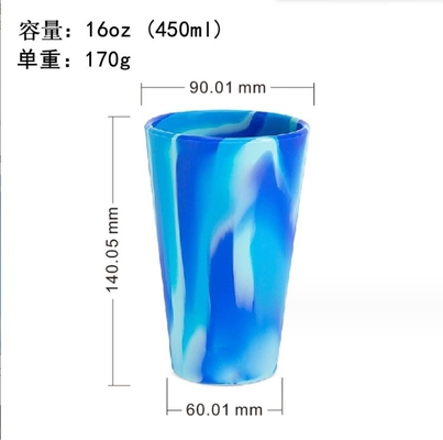 Home Cucina Tazze da bere in silicone colorate sostenibili per tazze da caffè riutilizzabili personalizzate