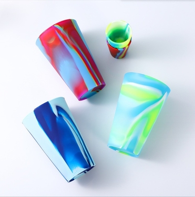 12 oz personalizzato Logo Beagles Silicone Materiale Isolato Travel Tumbler Cup con Maniglia