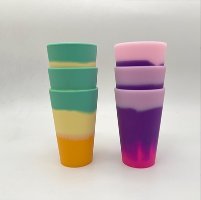 12 oz personalizzato Logo Beagles Silicone Materiale Isolato Travel Tumbler Cup con Maniglia