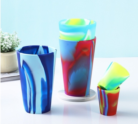 12 oz personalizzato Logo Beagles Silicone Materiale Isolato Travel Tumbler Cup con Maniglia