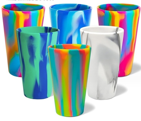 Tazza da caffè da viaggio con maniglia Tazza da bere Sostenibile Tazze di silicone personalizzate Tumbler