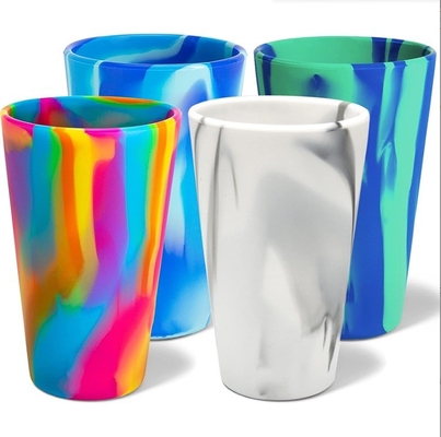 Tazza da caffè da viaggio con maniglia Tazza da bere Sostenibile Tazze di silicone personalizzate Tumbler