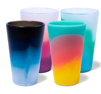 Tazza da caffè da viaggio con maniglia Tazza da bere Sostenibile Tazze di silicone personalizzate Tumbler