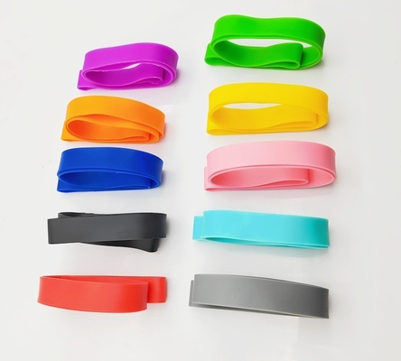 Scaffale da spiaggia elastica spessa e larga a misura Clips per asciugamani Banda di gomma di silicone per il servizio di taglio
