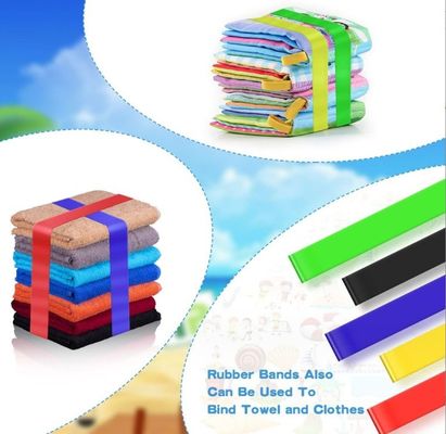 Strappo di silicone elastico per utensili da ufficio Libro di contabilità Libro di appunti Lunch Box Band Easy
