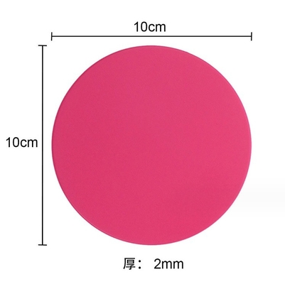 Coster di silicone 10CM Pad di isolamento rotondo Decorazione del tavolo Accessori Tipo Materassi Pad