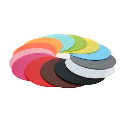 Coster di silicone 10CM Pad di isolamento rotondo Decorazione del tavolo Accessori Tipo Materassi Pad