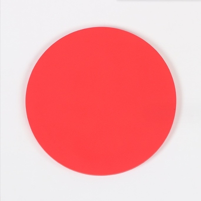 Tavolo Matte Drink Coaster PVC impermeabile Isolamento termico Rotondo Moda Coaster colorati
