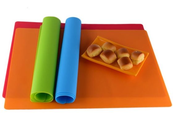 Materassi da tavolo in silicone anti-slip e facili da pulire per alimenti occidentali a forma di rettangolo