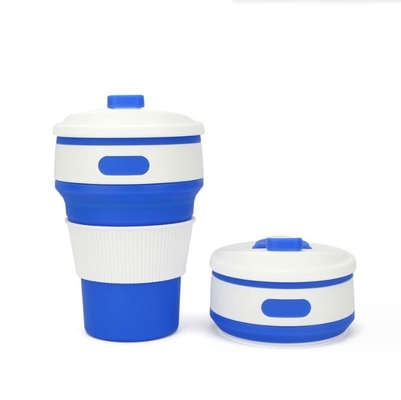 Conveniente tazza di caffè in silicone pieghevole da 350 ml per regali e appassionati di attività all'aria aperta
