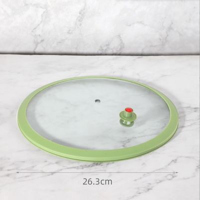 Silicone resistente al calore e coperchio di pentola di vetro per cucina domestica polifunzionale