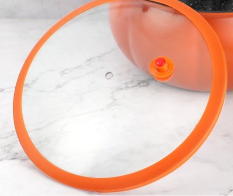 Silicone resistente al calore e coperchio di pentola di vetro per cucina domestica polifunzionale