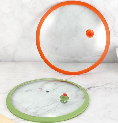 Capo in vetro in silicone per uso domestico multiuso resistente al calore e visivo anti-sorgente
