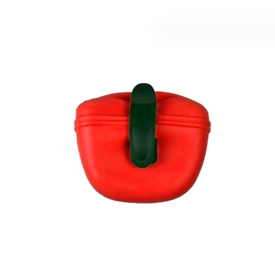 Servizio di taglio Borsa portatile per cani in silicone con chiusura magnetica e sacchetto per la cintura