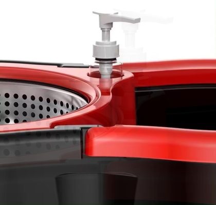 Telaio magico a 360 giri con bottiglia di detersivo per la stampa e tipo di copertura in tessuto in microfibre