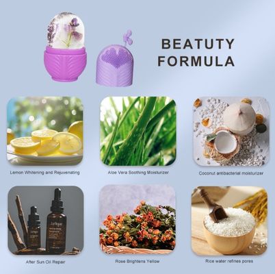 Roller di ghiaccio di silicone per il viso Freeze Ice Cream Roller Maker Tools Machine