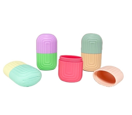 Silicone Face Ice Cube Facial Contouring Ice Mold Roller per strumenti di gelato sostenibili