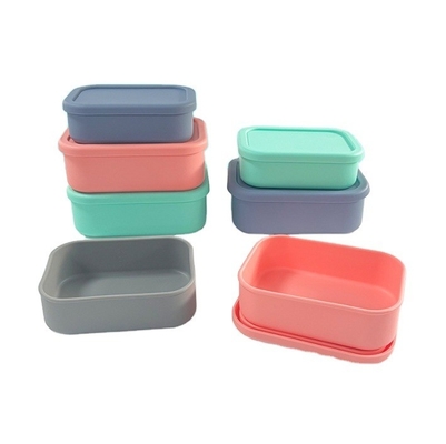 Freschezza Preservazione BPA Libero Silicone Scatole di deposito sigillata per bambini Silicone Bento Box