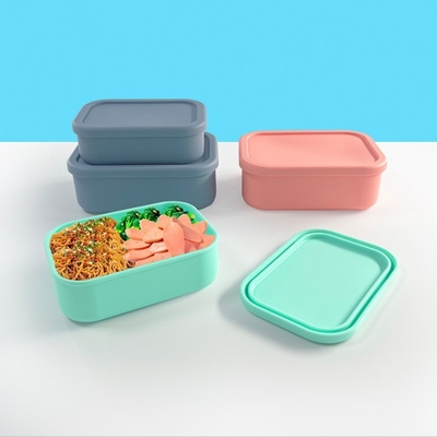 Freschezza Preservazione BPA Libero Silicone Scatole di deposito sigillata per bambini Silicone Bento Box