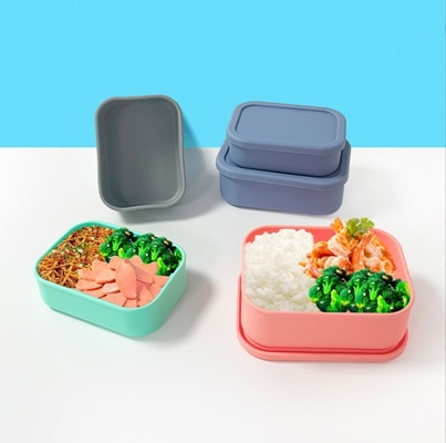 Freschezza Preservazione BPA Libero Silicone Scatole di deposito sigillata per bambini Silicone Bento Box