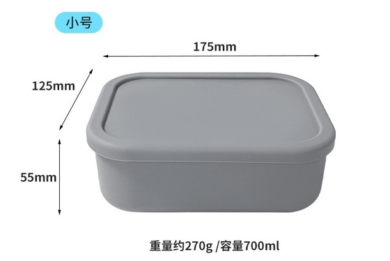 Freschezza Preservazione BPA Libero Silicone Scatole di deposito sigillata per bambini Silicone Bento Box