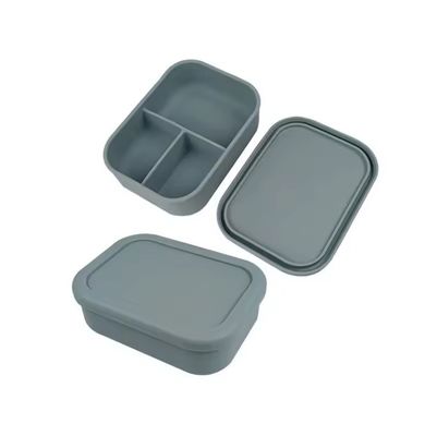 Scatola da pranzo in silicone a prova di perdite per cibo per bambini Capacità di stoccaggio 0-1L e BPA FREE