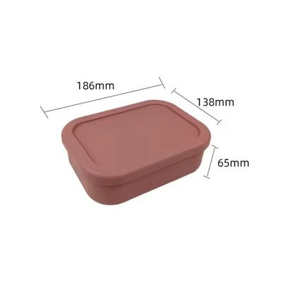 Scatola da pranzo in silicone a prova di perdite per cibo per bambini Capacità di stoccaggio 0-1L e BPA FREE