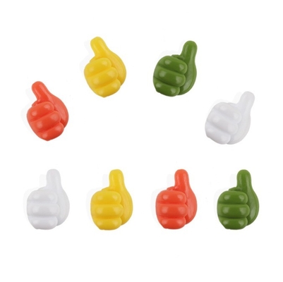 Stile iniezione di plastica di tipo PVC pollici verso l'alto per il gancio per la presa del cavo e il deposito delle chiavi