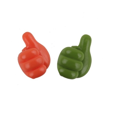 Stile iniezione di plastica di tipo PVC pollici verso l'alto per il gancio per la presa del cavo e il deposito delle chiavi