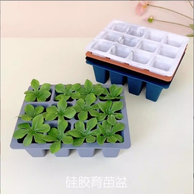 Tavolo da cucina in plastica di silicone riutilizzabile per la germinazione di vasi da fiori ecologici
