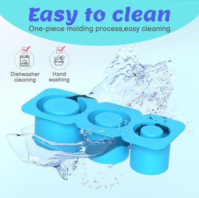 Strumenti per gelati 2024 Forme di ghiaccio a cilindro in silicone con coperchio e contenitore per frigorifero