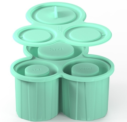 3 pcs Silicone cilindro di gelato Stampo per Tumbler Coppa e facile da rilasciare Silicone Ice Cube vassoio