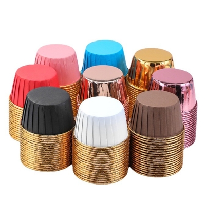 Forme di forno per muffin a tazza resistenti alle alte temperature Multicolore